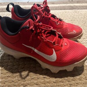 Nike Mike Trout, Red and Black Baseball Cleats
